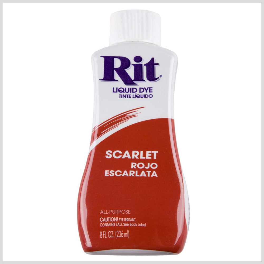 Rit All-Purpose Liquid Fabric Dye - Scarlet - 8oz Bottle - Joann Fabrics