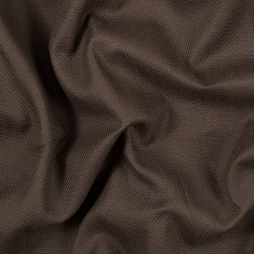 Chocolate Brown Basketwoven Cotton and Polyester Upholstery Fabric - Joann Fabrics