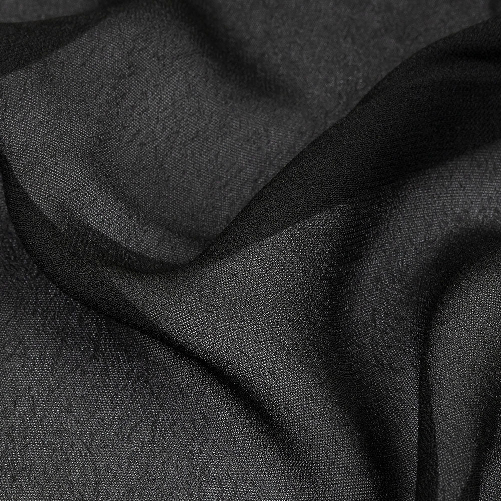 Famous Australian Designer Black Viscose Georgette - Joann Fabrics