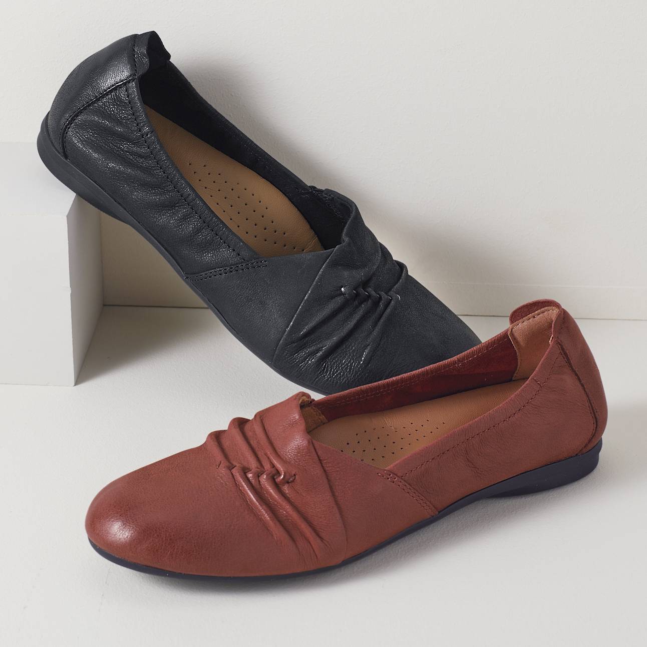 Rich Leather Flats by Clarks® - Northstyle Catalog