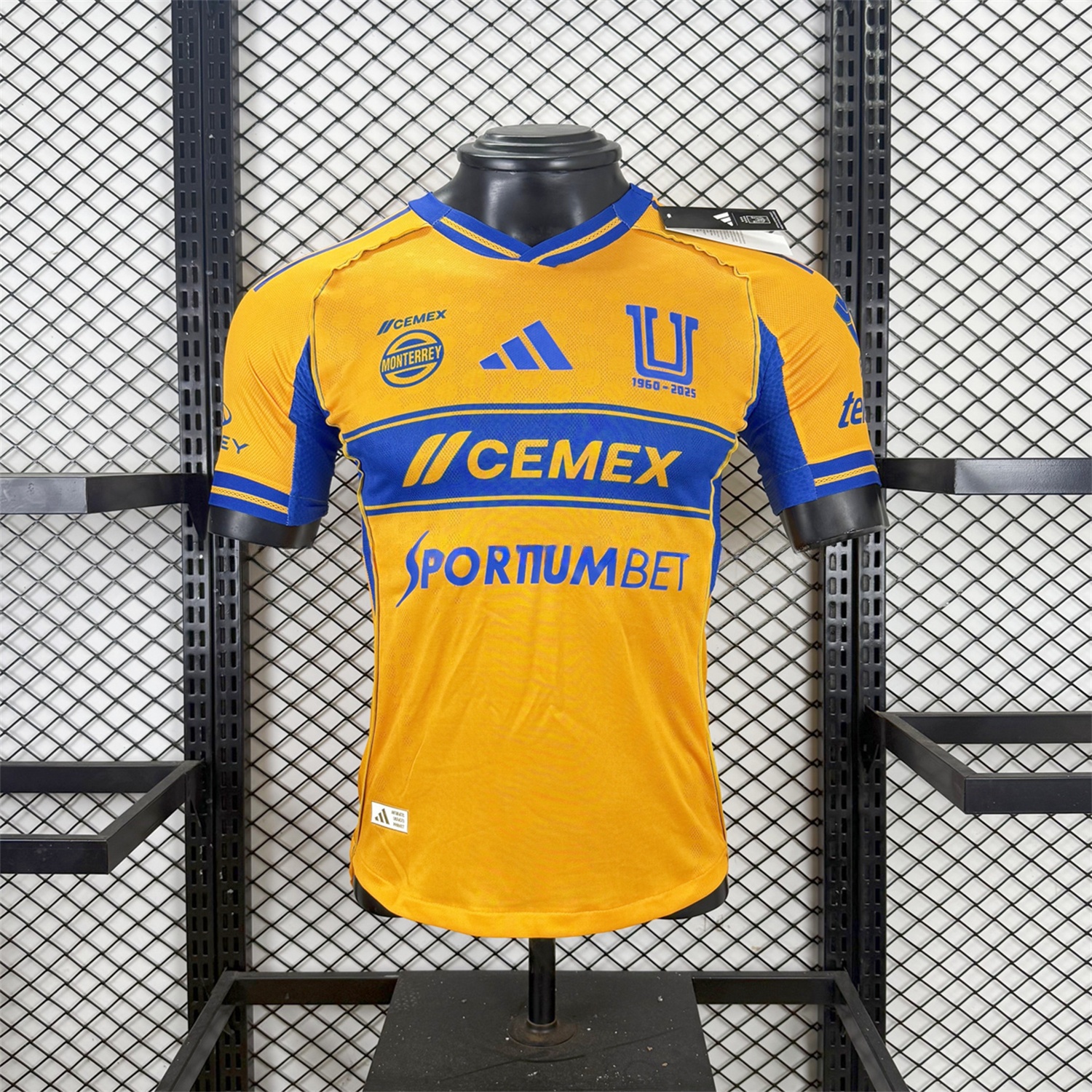 Tigres UANL 25-26 Home Jersey With All Sponsors - Player Version - UnitedFutballJersey