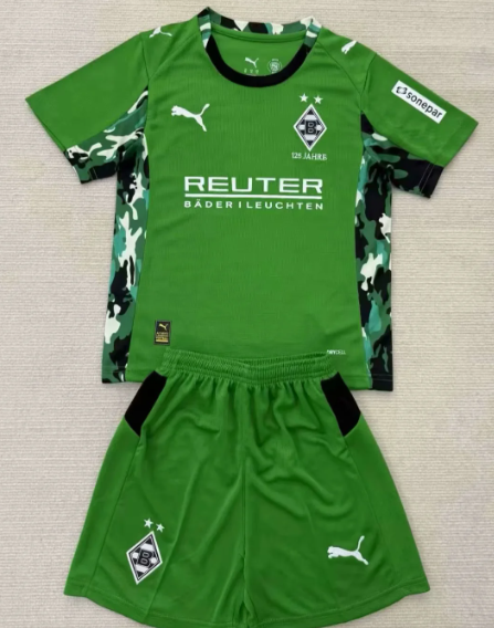 2025/2026 Borussia Mönchengladbach Away Football Shirt 1:1 Thai Quality Kids Size