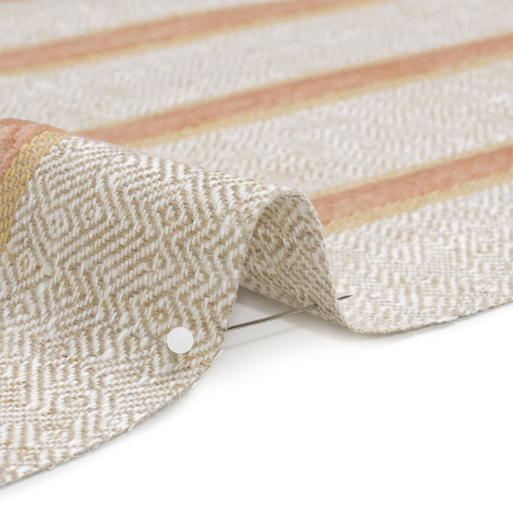 Crypton Blush Chenille Striped Birdseye Upholstery Twill - Joann Fabrics