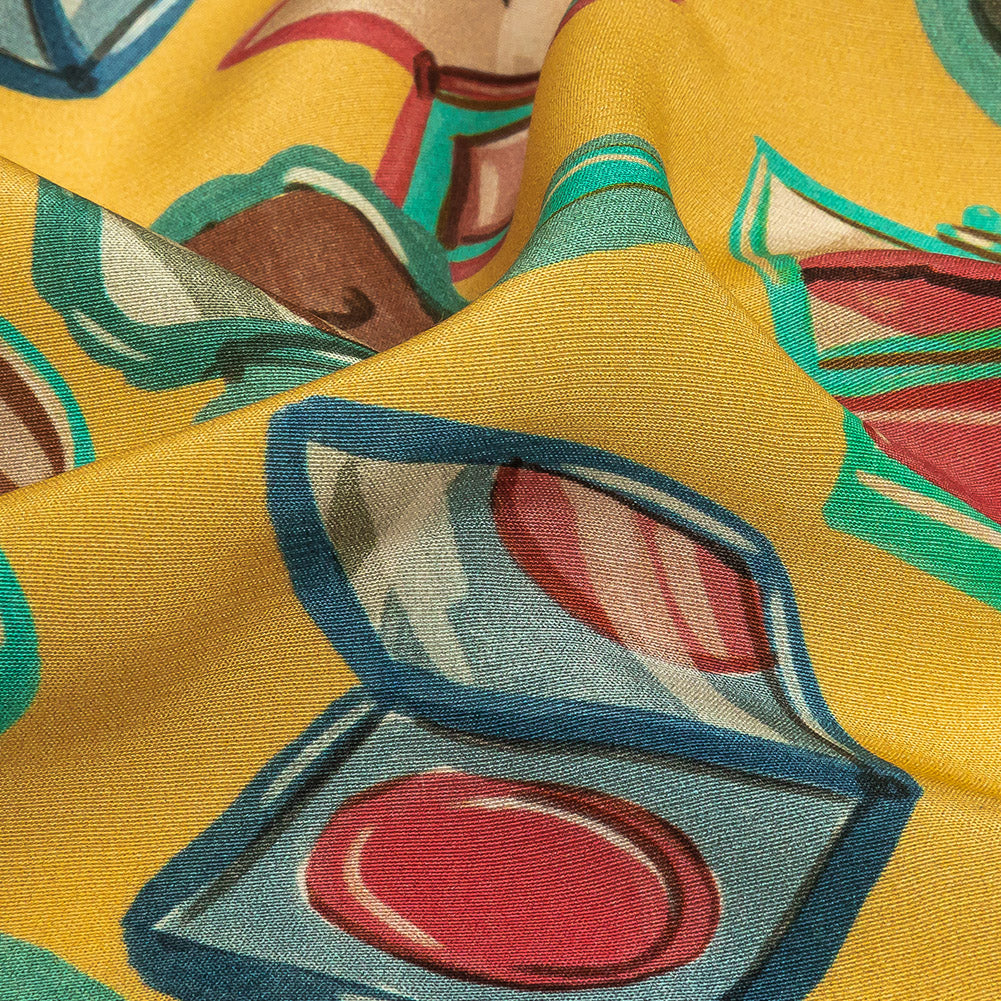 Mood Exclusive Cornsilk Glam Guru Viscose Poplin - Joann Fabrics