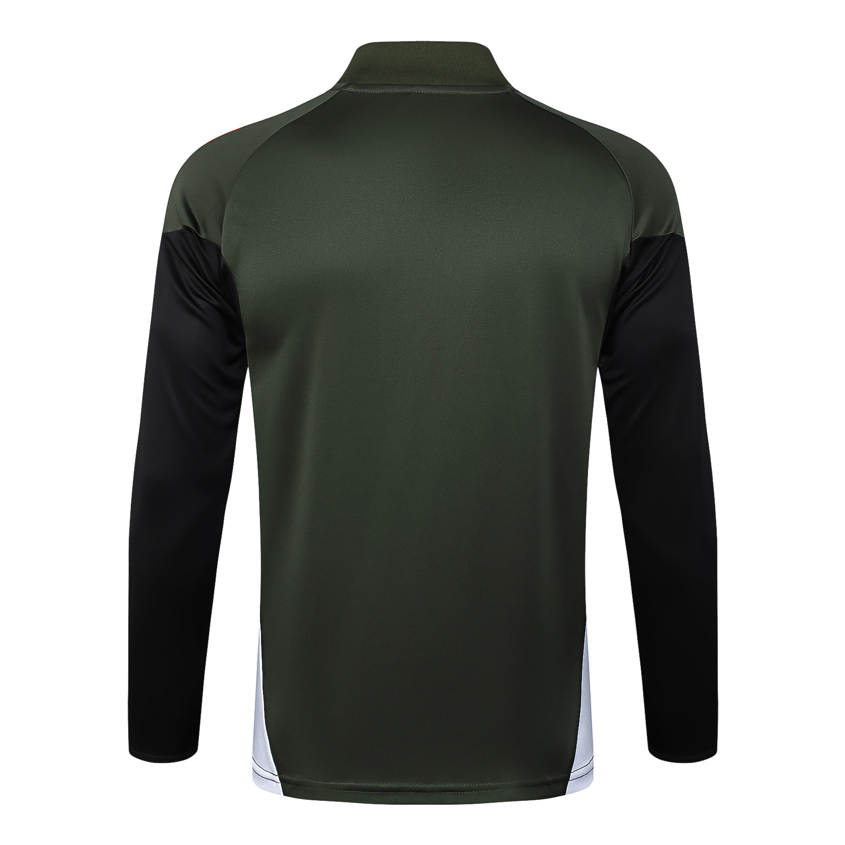 2025/2026 Bayern Munich Half-Pull Training Suit Dark Green Football Shirt 1:1 Thai Quality Set