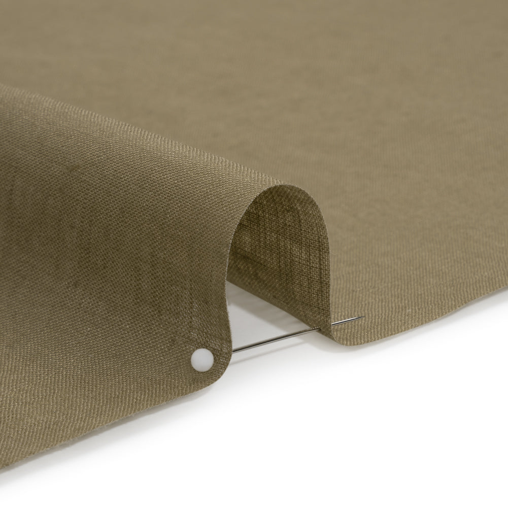 Famous Australian Designer Olive Lightweight Linen Woven - Joann Fabrics