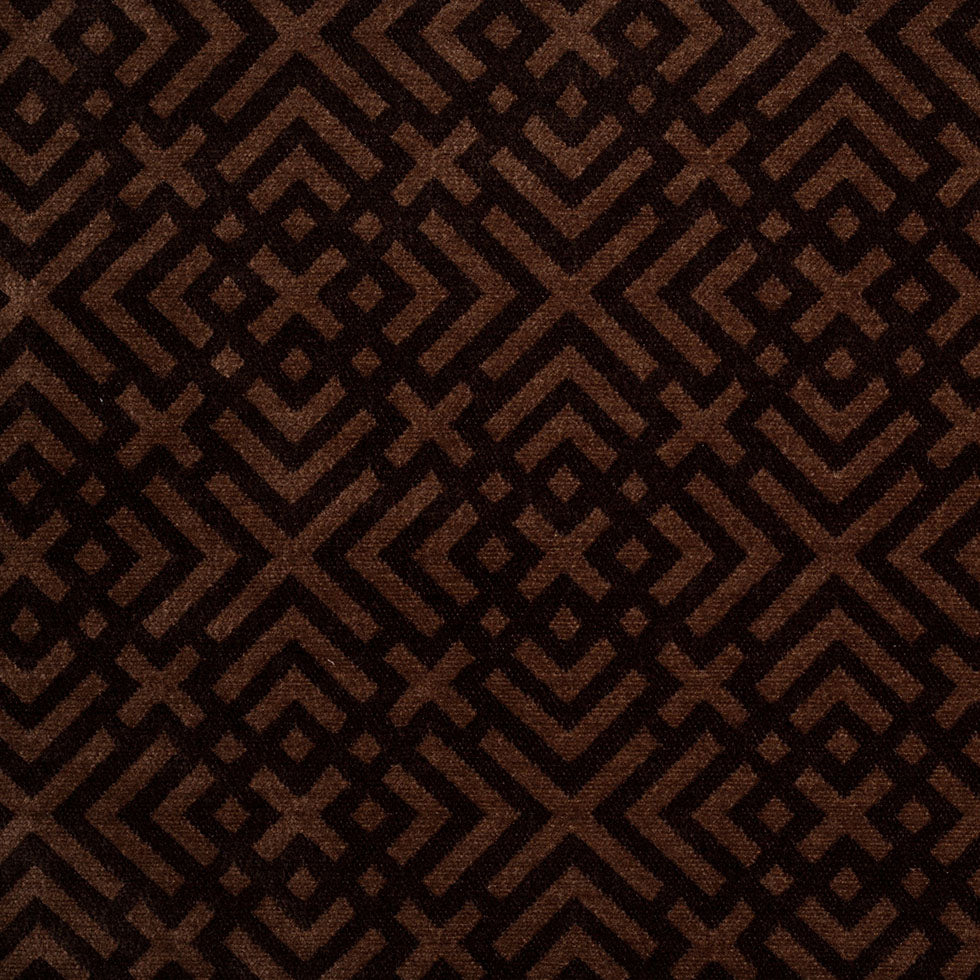 Espresso and Woodsmoke Geometric Acrylic-Polyester-Viscose Chenille - Joann Fabrics