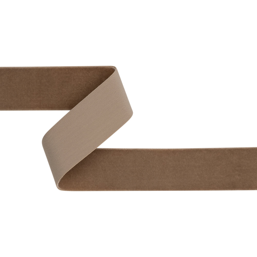 Stretch Velvet Ribbon Trim Made in Italy - 1.5