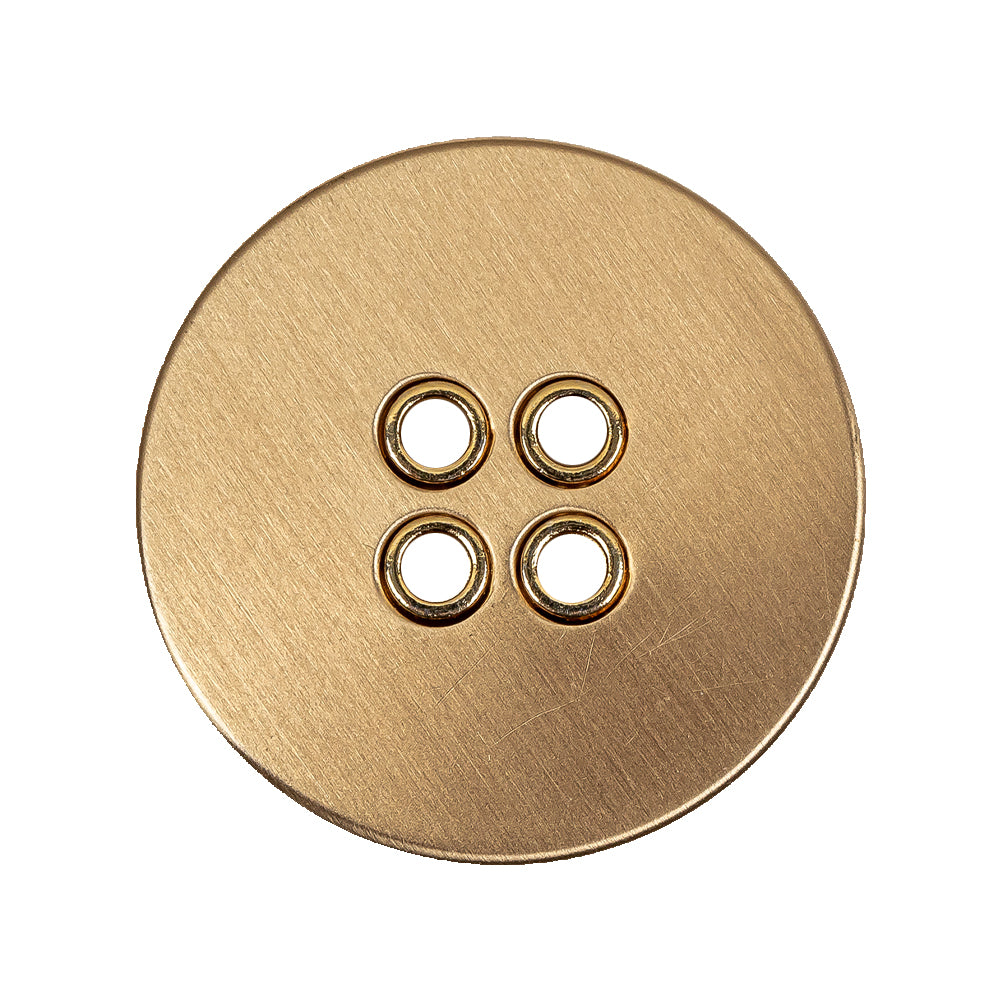 Gold Matte Brass Metal Coat Button - 44L/28mm - Joann Fabrics