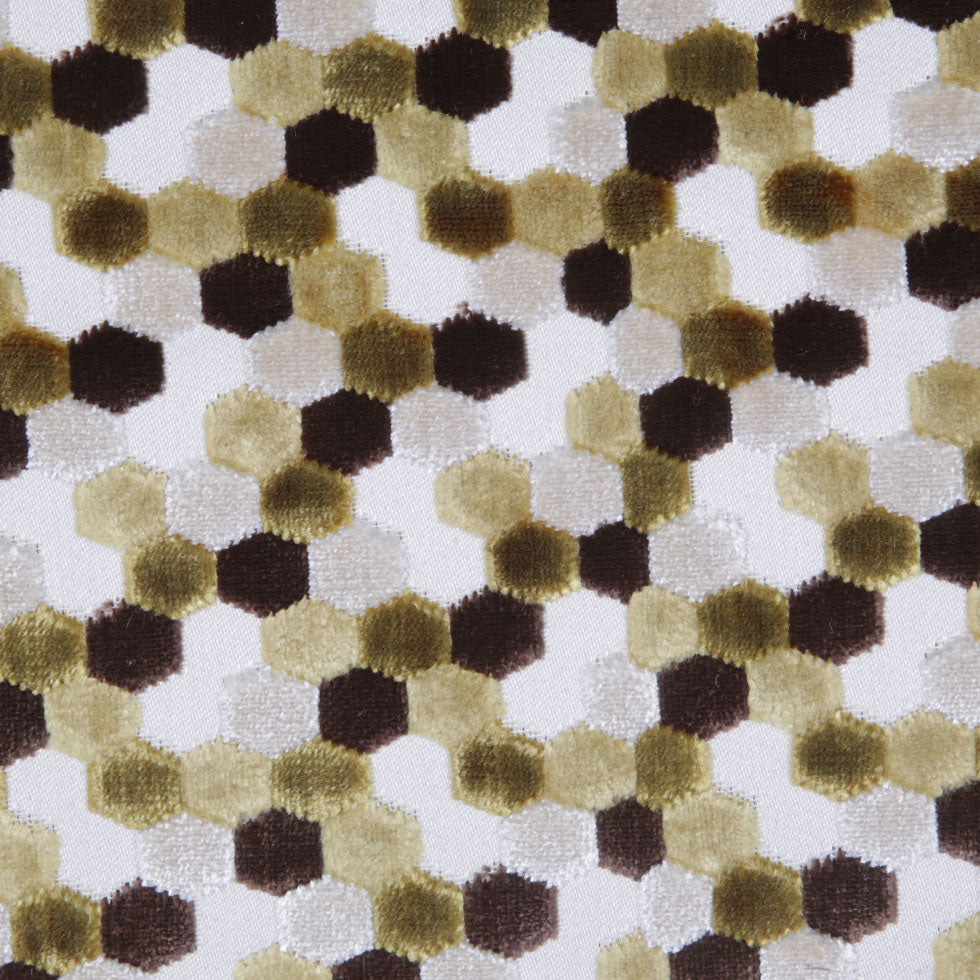 Grass Laser-Cut Geometric Polyester Velvet - Joann Fabrics