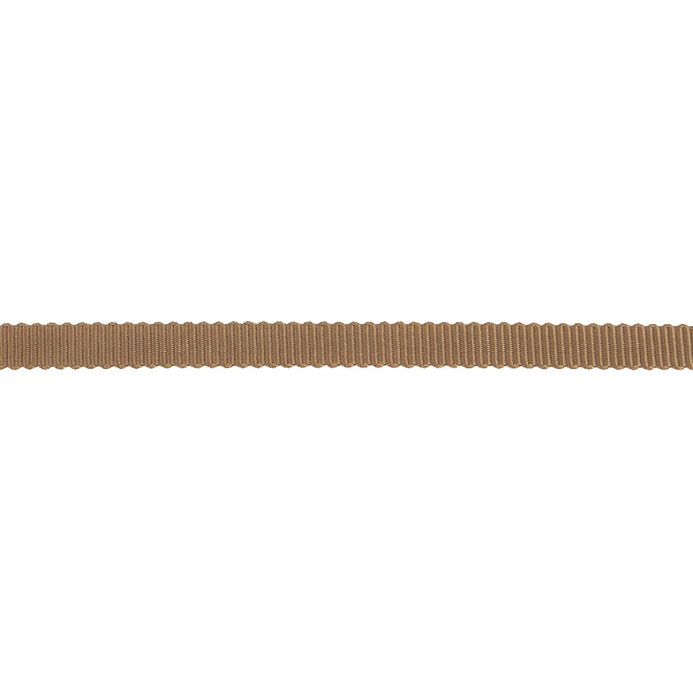 Teddy Bear Brown Petersham Grosgrain Ribbon - 0.25