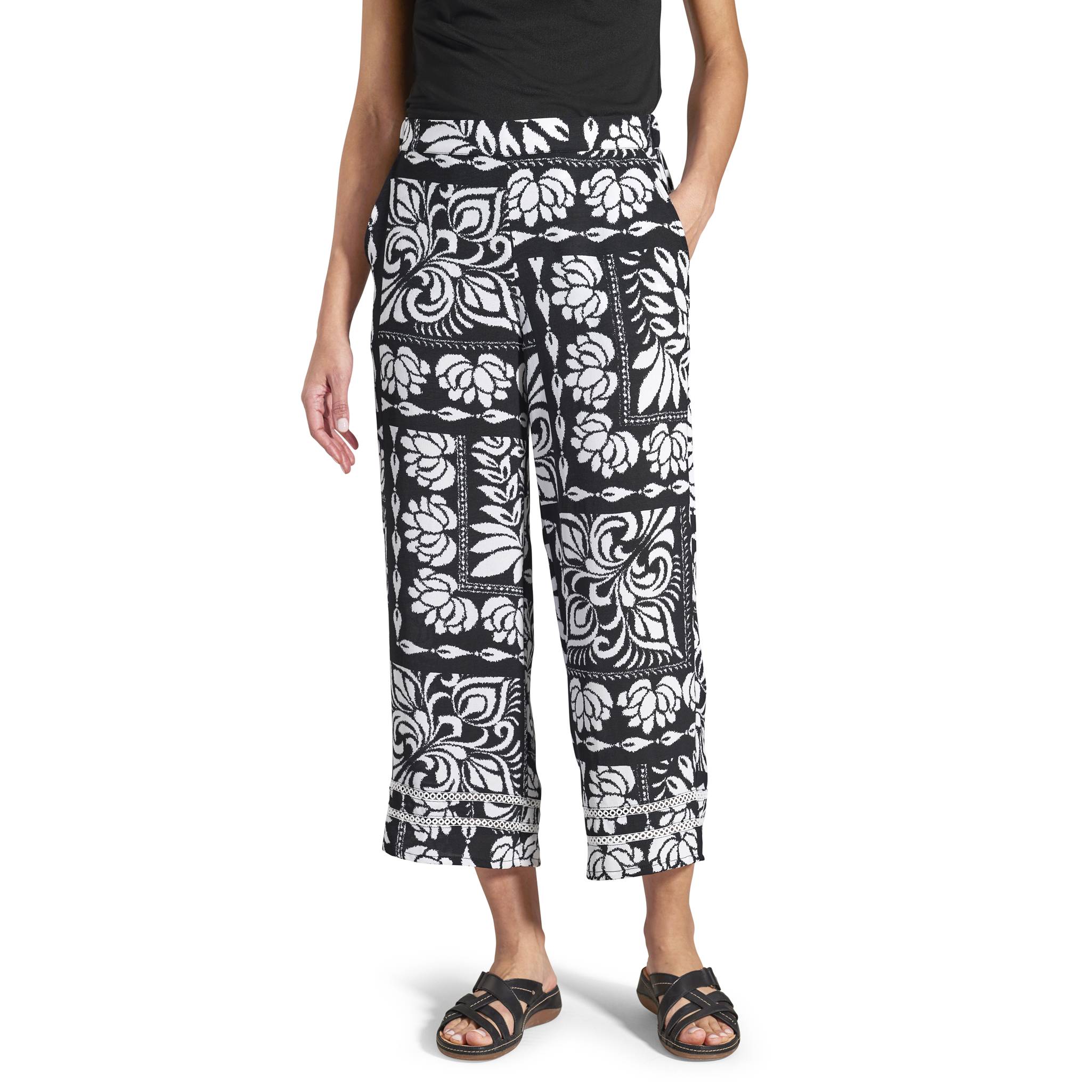 Patchwork Print Pants - Northstyle Catalog