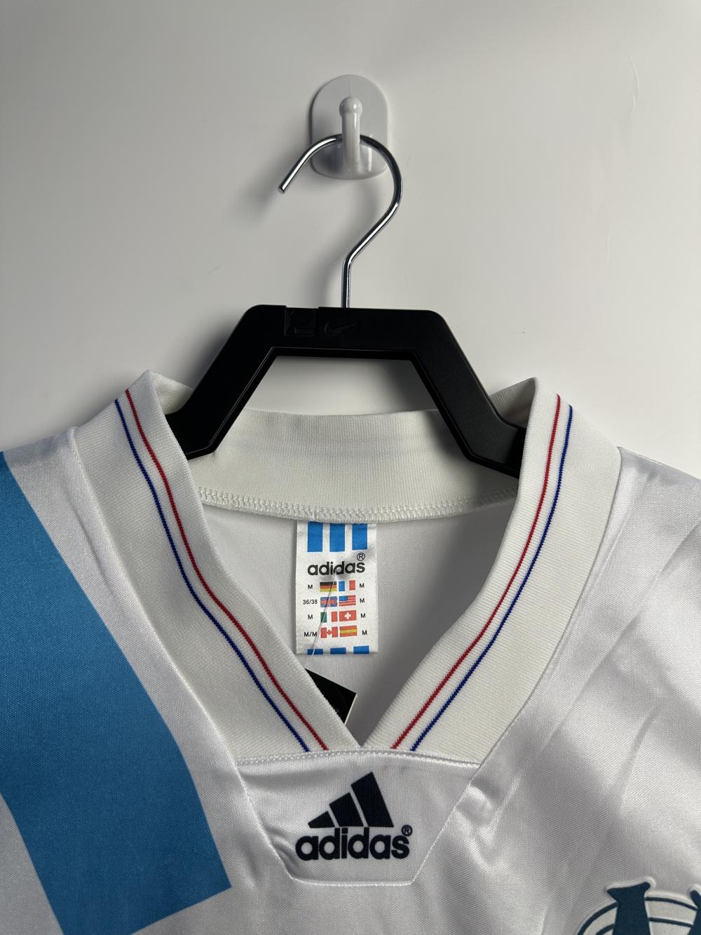 1992-1993 Retro Olympique de Marseille Home Football Jersey 1:1 Thai Quality
