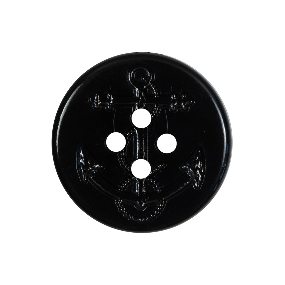 Black Plastic Anchor 4-Hole Button - 40L/25.5mm - Joann Fabrics