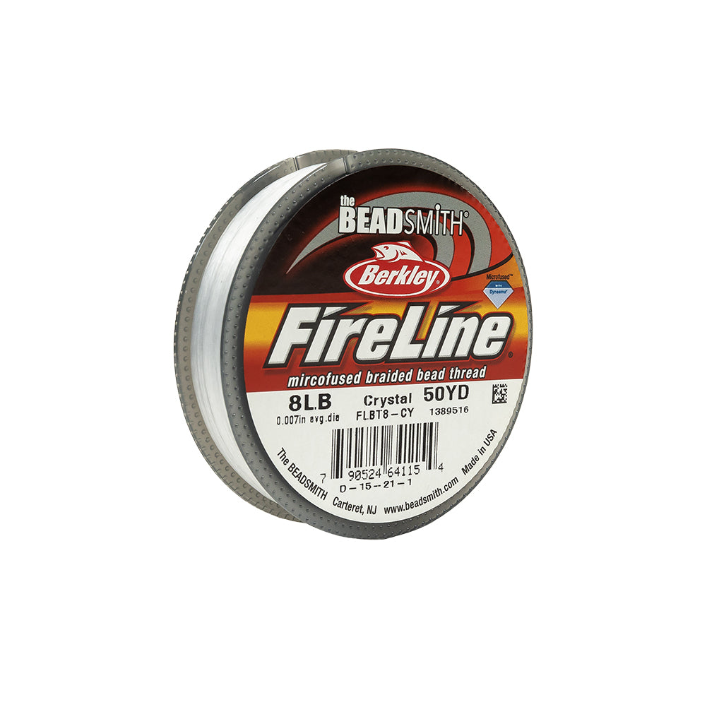 Fireline 8lb Microfused Braided Bead Thread - 50yd Spool - Crystal - Joann Fabrics
