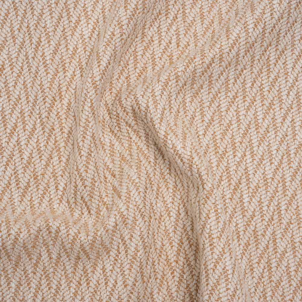 Polyester and Cotton Home Decor Jacquard - Tangerine Zig Zags - British Imported - Joann Fabrics