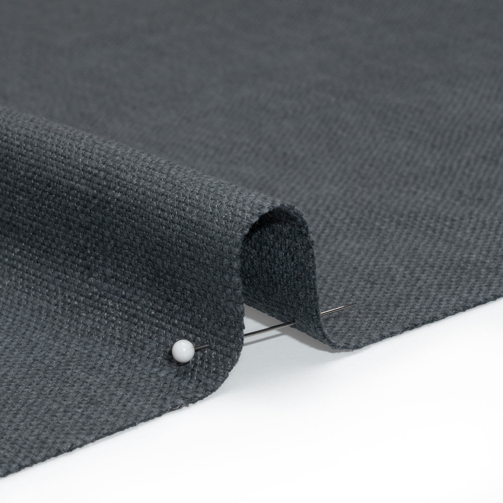 Linen Look Recycled Polyester and Cotton Woven - Midnight - British Imported - Joann Fabrics