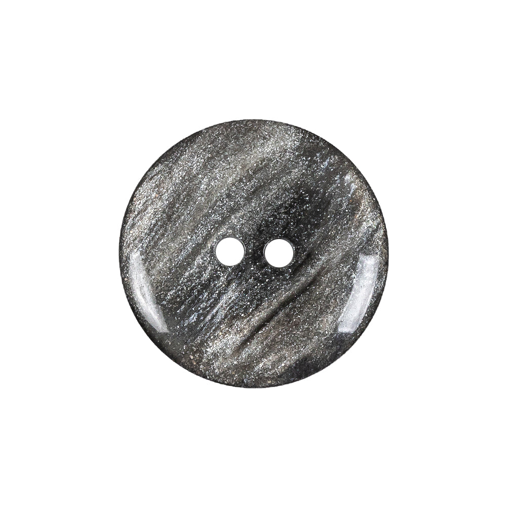 Silver and Black Glitter 2-Hole Button - 36L/23mm - Joann Fabrics