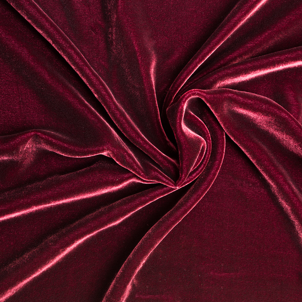 Soft Rayon-Silk Velvet - Sultan Red - Cicero Collection - Joann Fabrics