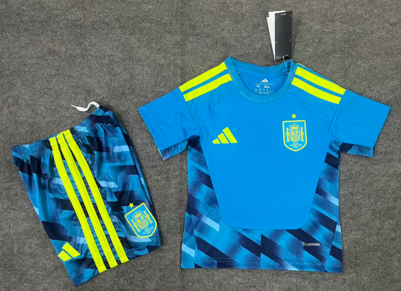 2026 Spain Goalkeeper Football Shirt 1:1 Thai Quality Kids Size