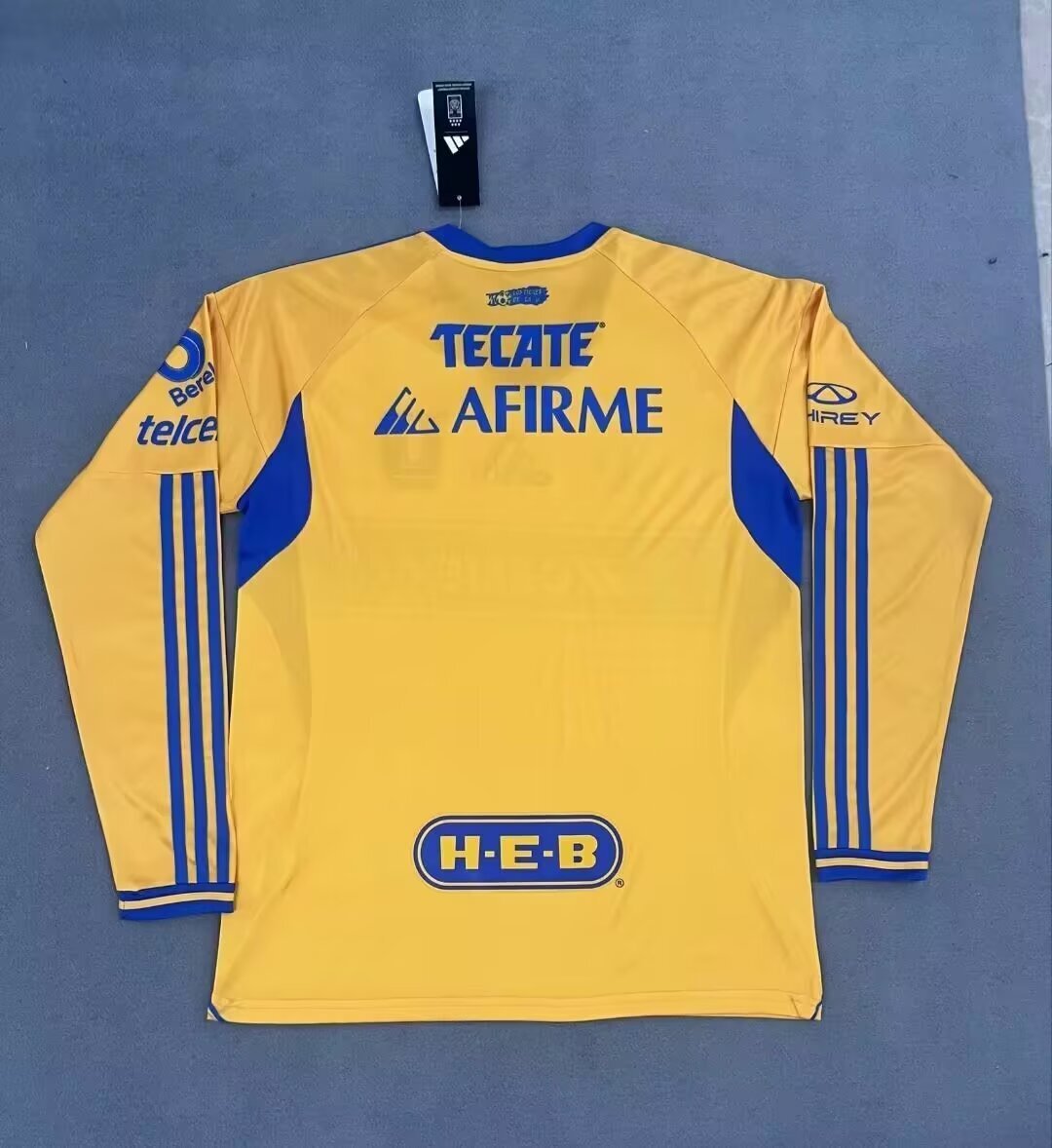 2025/2026 Long Sleeve Tigres Home Football Jersey 1:1 Thai Quality