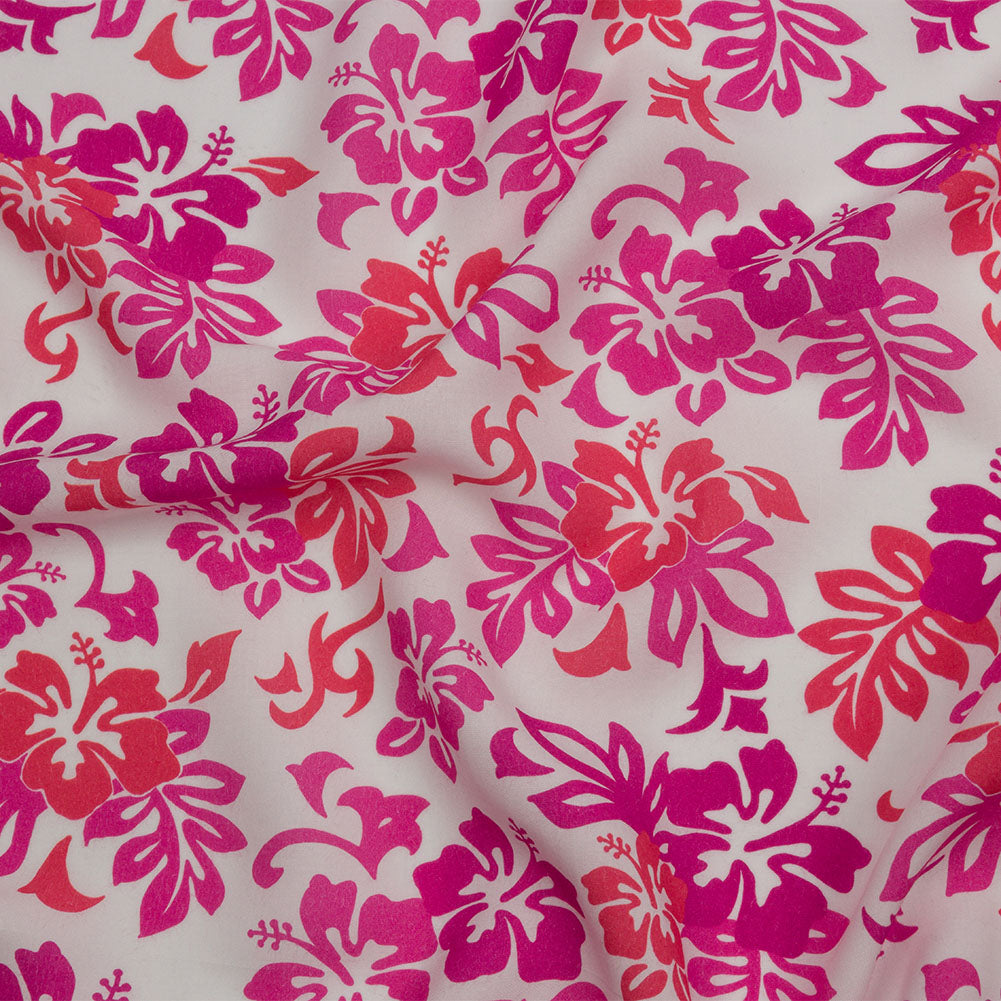 Mood Exclusive Pink Island Greeting Viscose Woven - Joann Fabrics
