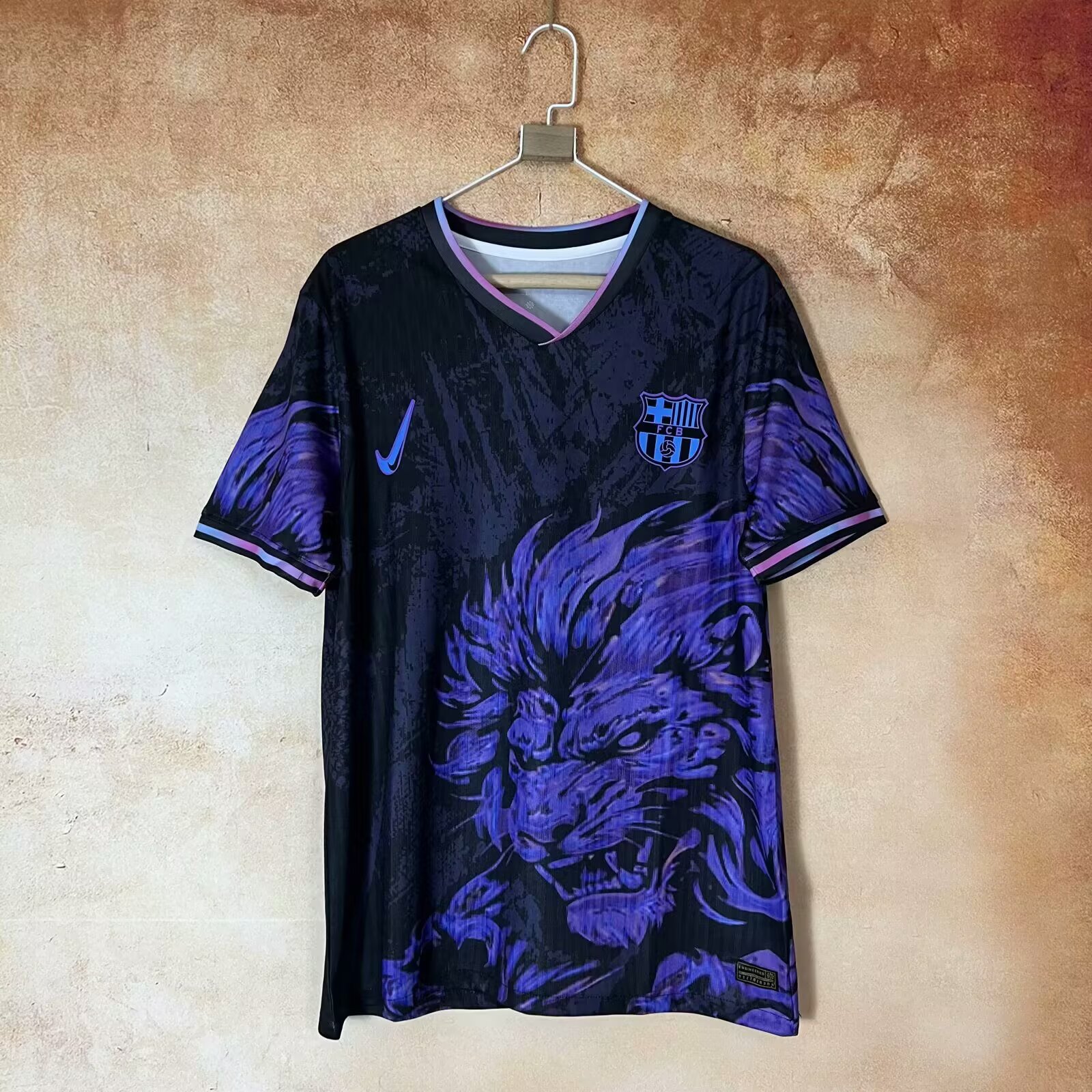 2025/2026 Barcelona Special Edition purple Lion Head Football Shirt 1:1 Thai Quality