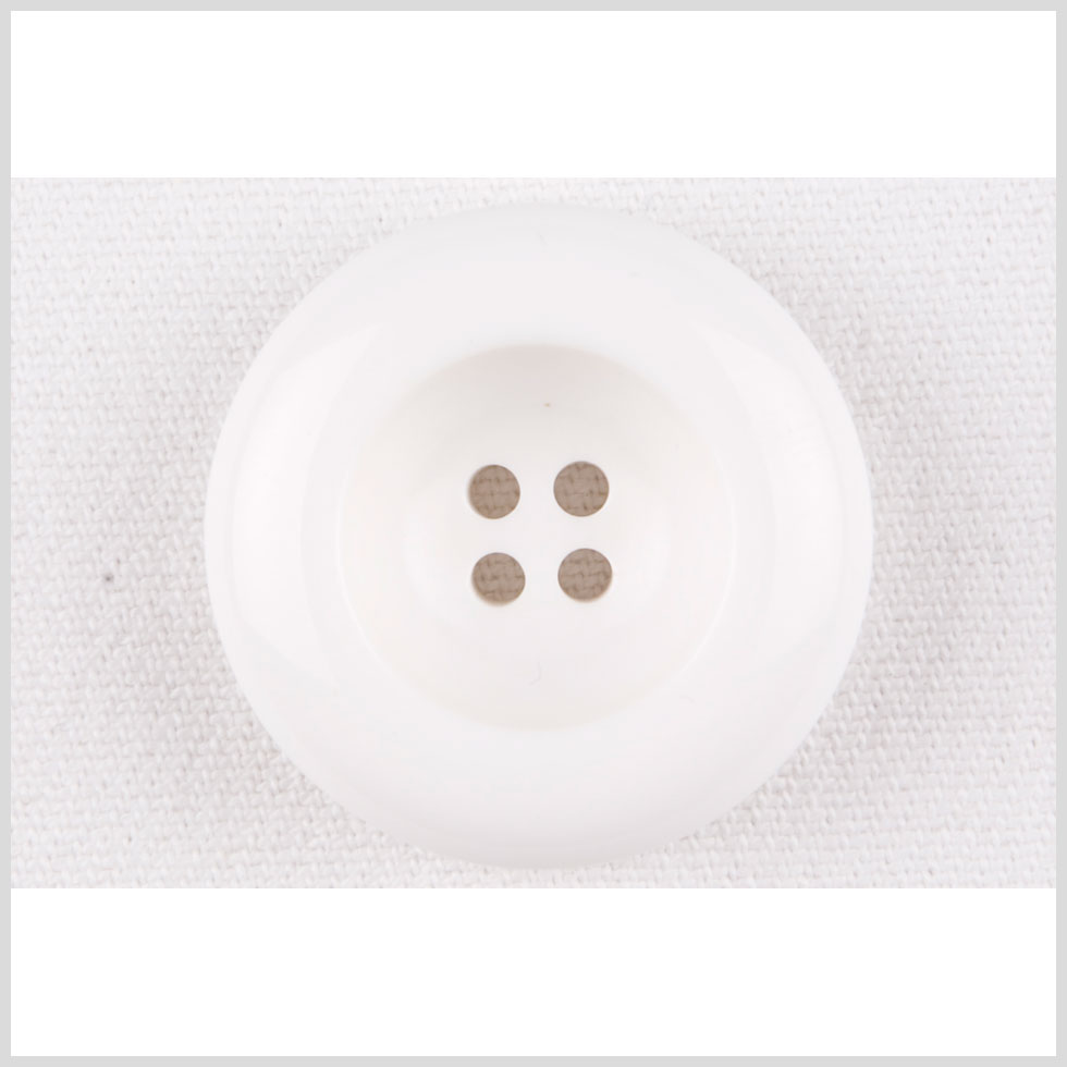 White Plastic Button - 44L/28mm - Joann Fabrics