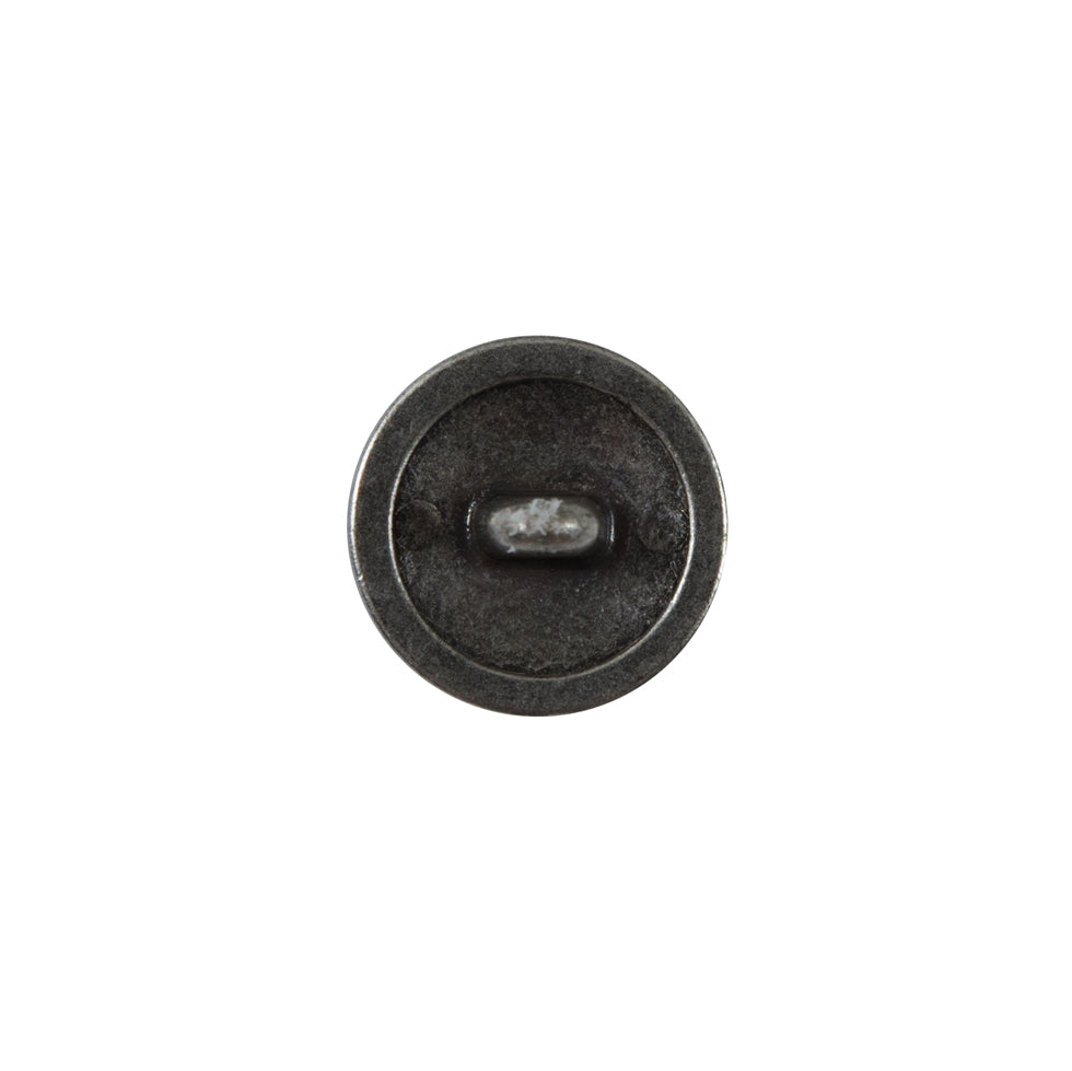Silver Floral Etched Metal Shank Back Button - 24L/15mm - Joann Fabrics