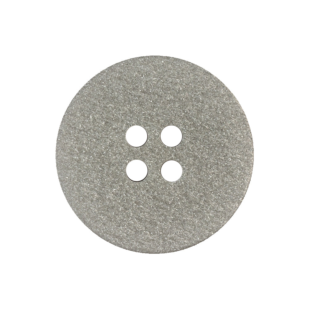 Italian Light Satin Gray Speckled Narrow Rim 4-Hole Button - 40L/25.5mm - Joann Fabrics