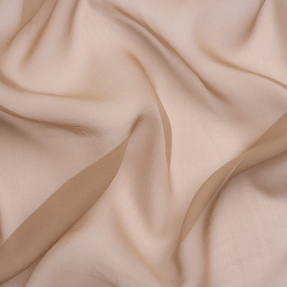 Chiffon-Like Silk Voile - Dark Beige Iridescent - Adelaide Collection - Joann Fabrics