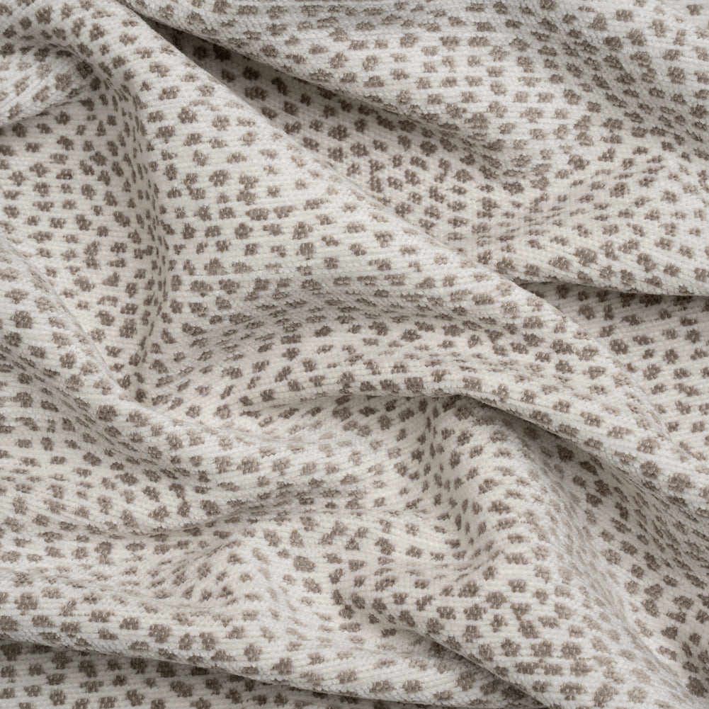 Upholstery Chenille - Sterling Spotted - Remus Collection - Joann Fabrics