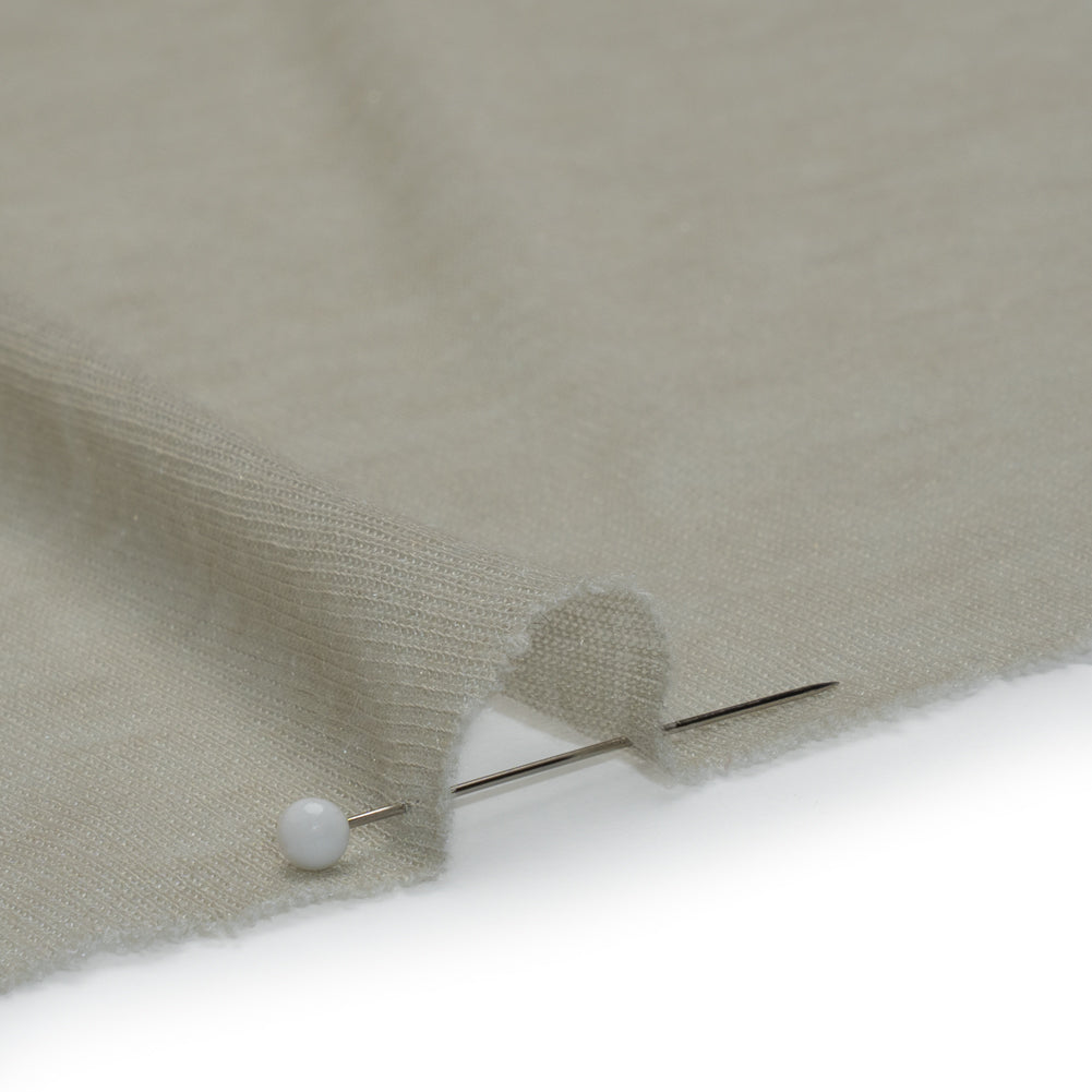 Lightweight Polyester Interlock Knit - Light Gray - Designer Deadstock - Joann Fabrics