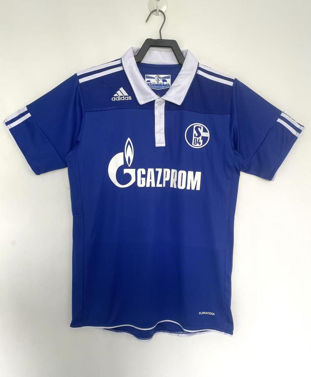 2010-2011 Retro Schalke 04 Home Football Jersey 1:1 Thai Quality