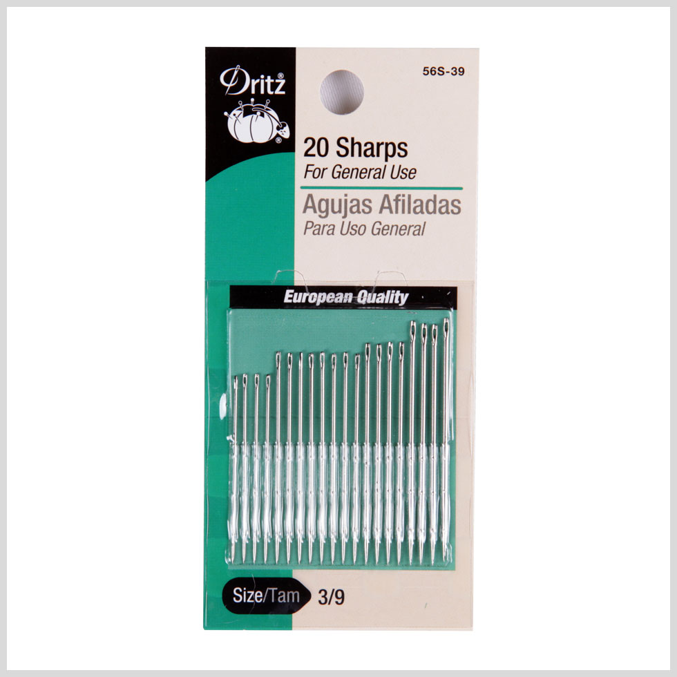 Dritz Sharp Needles Size 3/9 - 20ct - Joann Fabrics