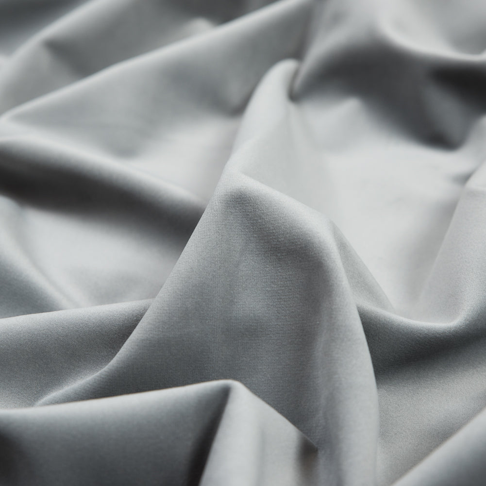 Ultra Soft Polyester Velvet - Silver - British Imported - Joann Fabrics