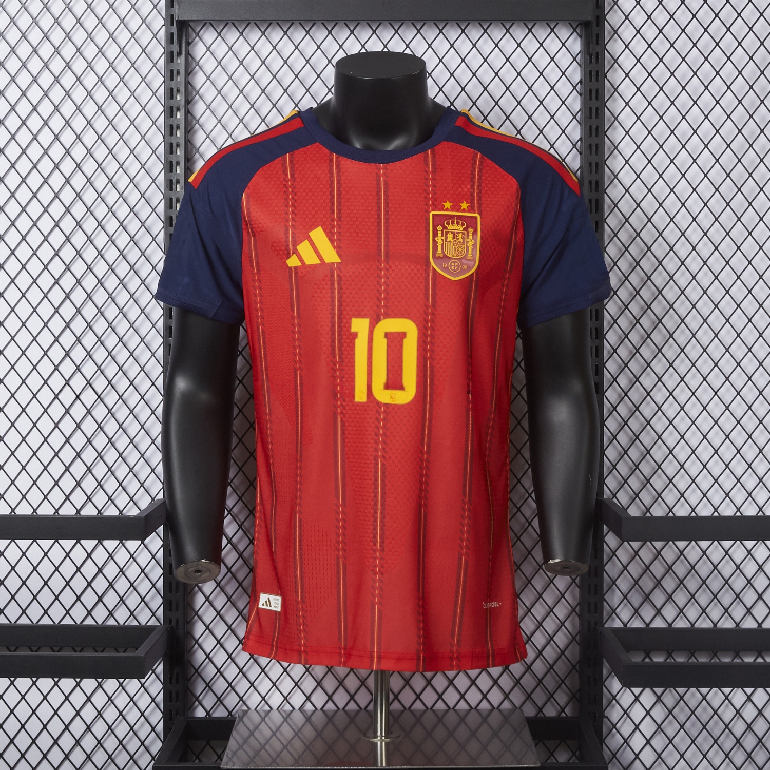 【Two-Crown Star】Spain 2026 Home Jersey - Player Version - UnitedFutballJersey