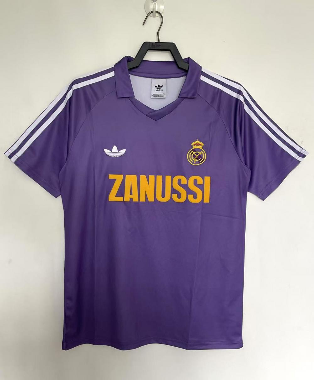 1984/1985 Retro Real Madrid Away Soccer Jersey 1:1 Thai Quality