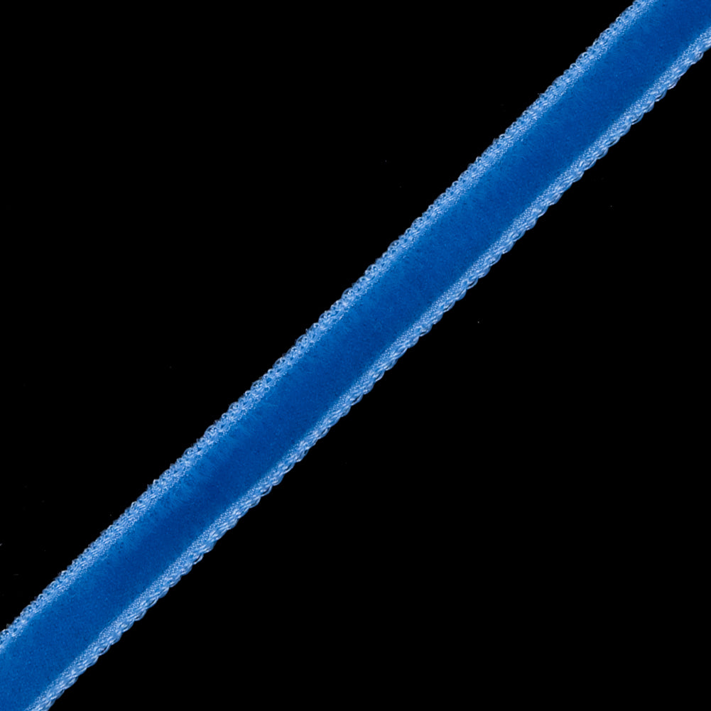 Single Faced Velvet Ribbon Made in Italy - 1/8