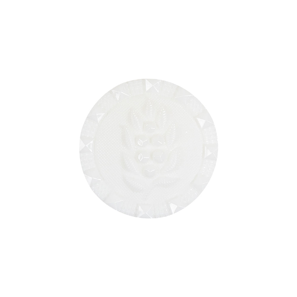 White Wheat Spike Shank Back Button with Studded Rim - 32L/20mm - Joann Fabrics