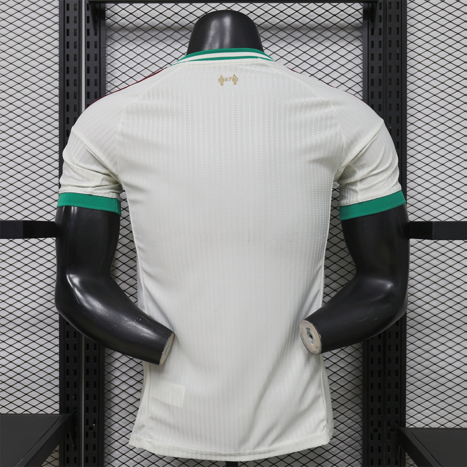 Liver.pool 25-26 Gold Lines Retro Casual Style White Jersey - Player Version - UnitedFutballJersey