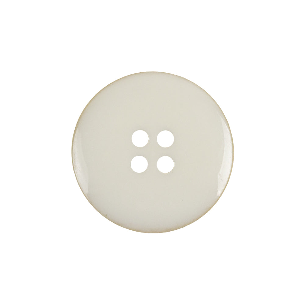 White Iridescent Low Rim 4 Hole Plastic Button with Matte Center - 36L/23mm - Joann Fabrics
