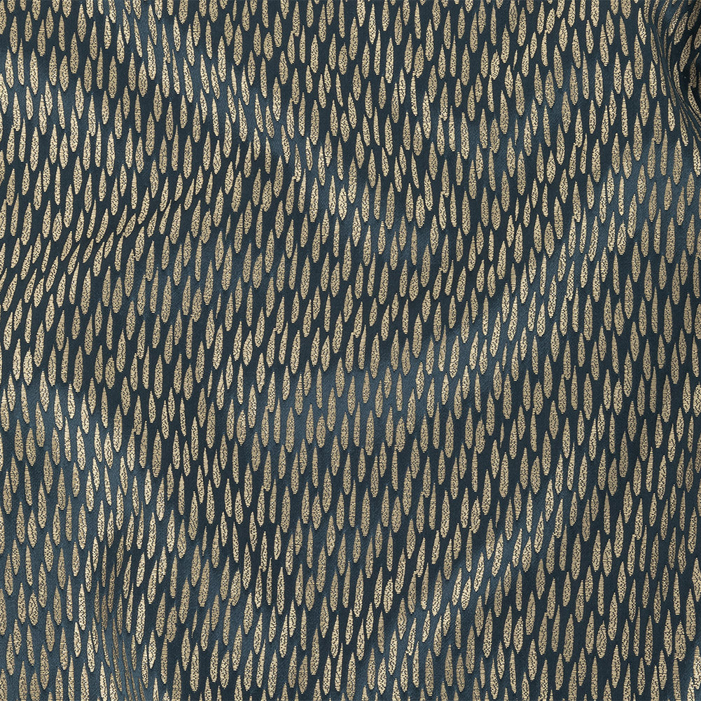 Luminous Drapery Jacquard - Ink Raindrops - British Imported - Joann Fabrics
