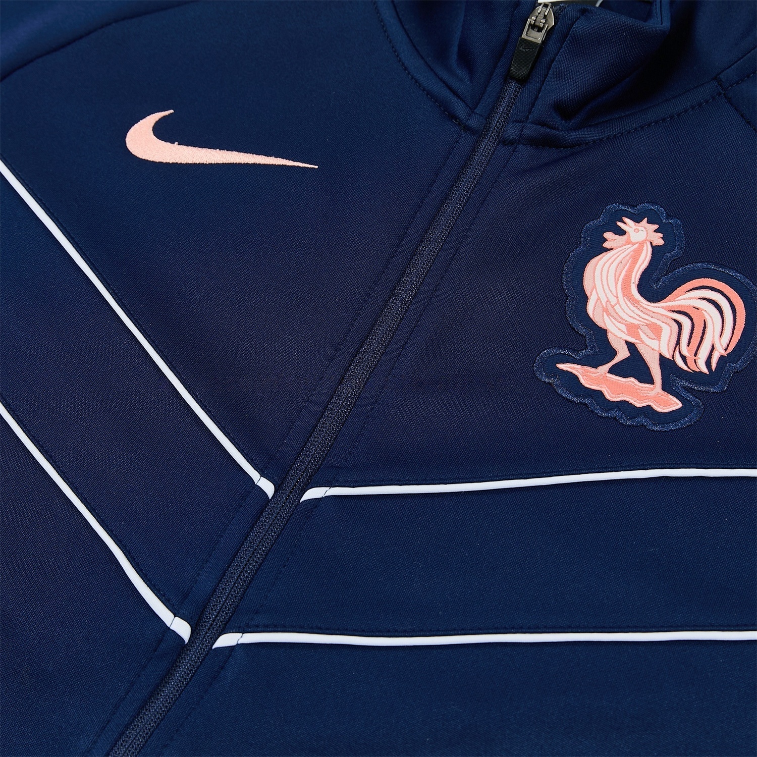 France 2026 Jacket Training Tracksuit - Dark Blue Jackets & Pants - UnitedFutballJersey