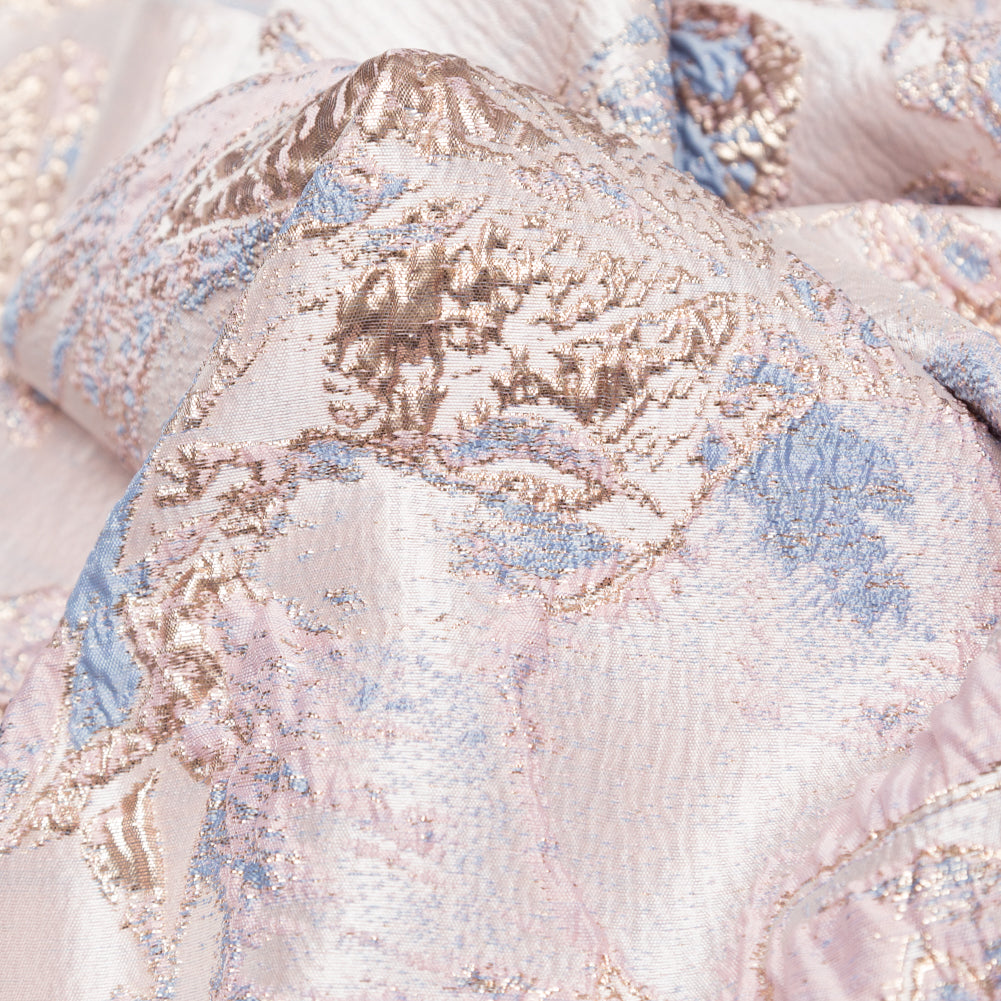 Metallic Bright Gold, Almond Blossom and Aleutian Floral Luxury Brocade - Joann Fabrics
