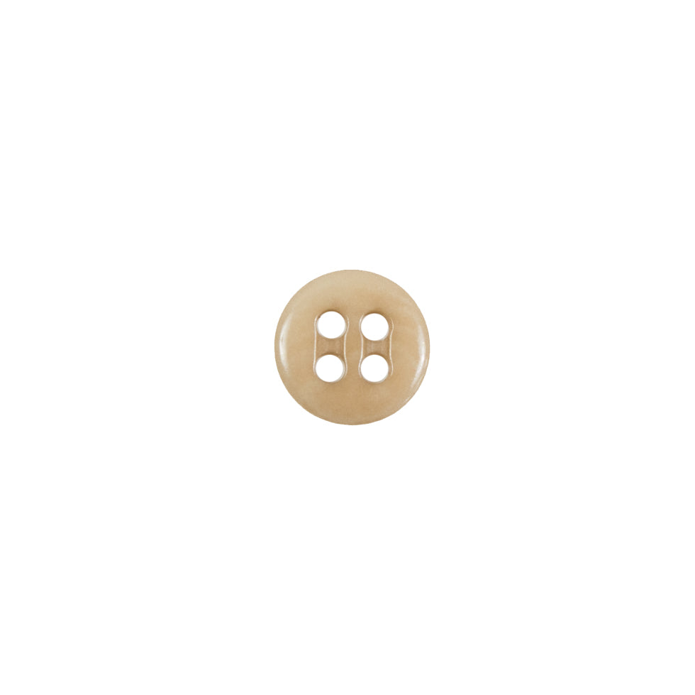 Medium Tan Horn 4-Hole Button - 14L/9mm - Joann Fabrics