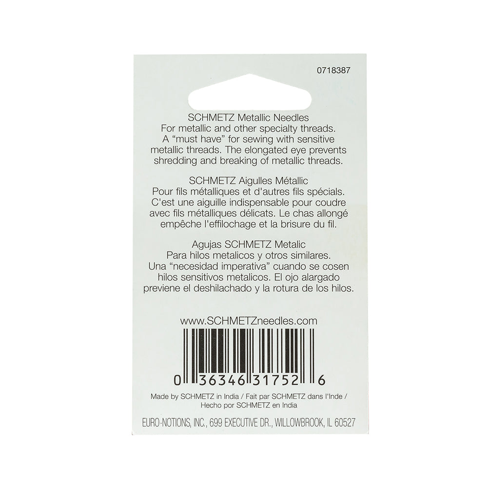 Schmetz Metallic Machine Needles - 90/14 - 5 ct - Joann Fabrics