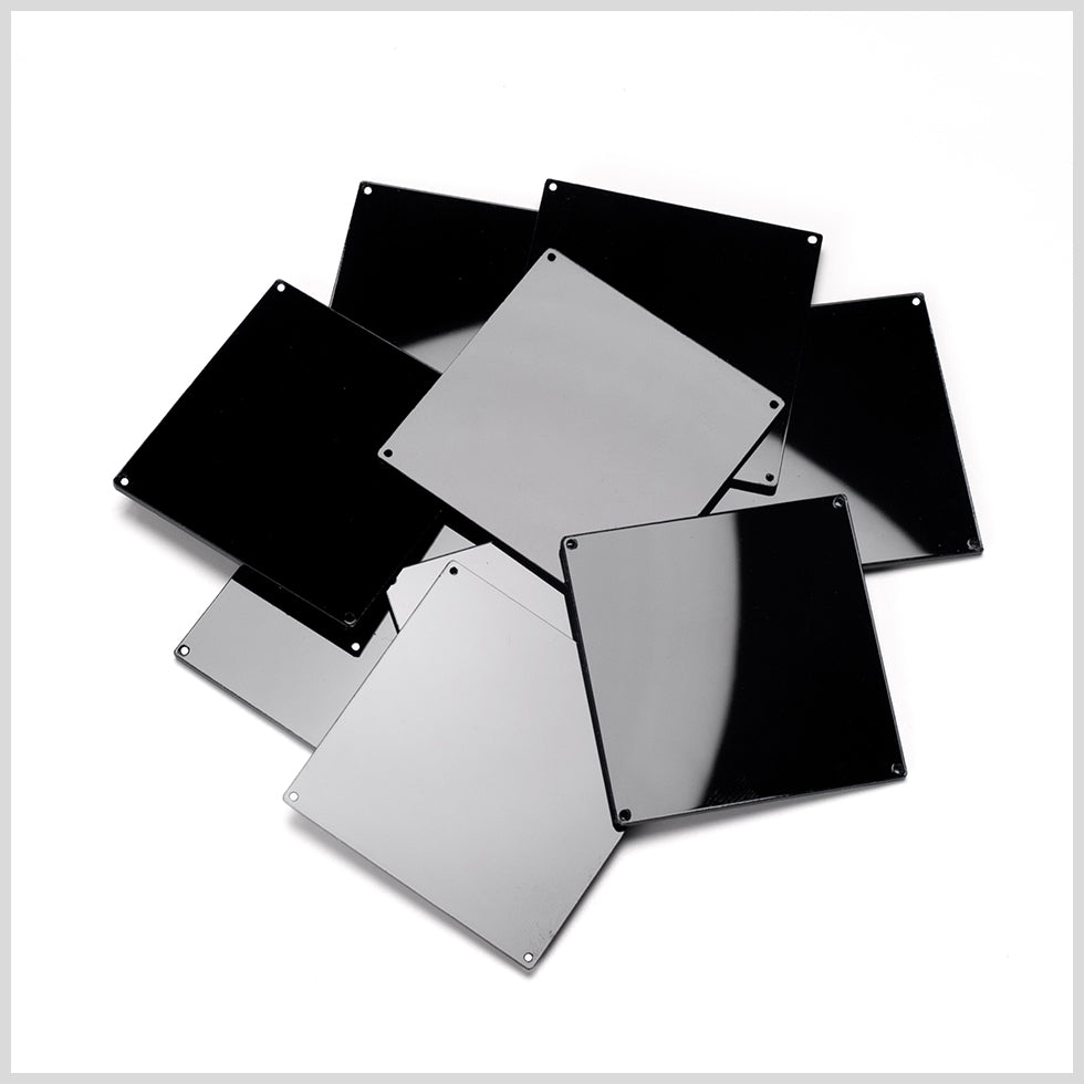 Black Laminate 4-Hole Square Plastic Button - 110L/70mm - Joann Fabrics
