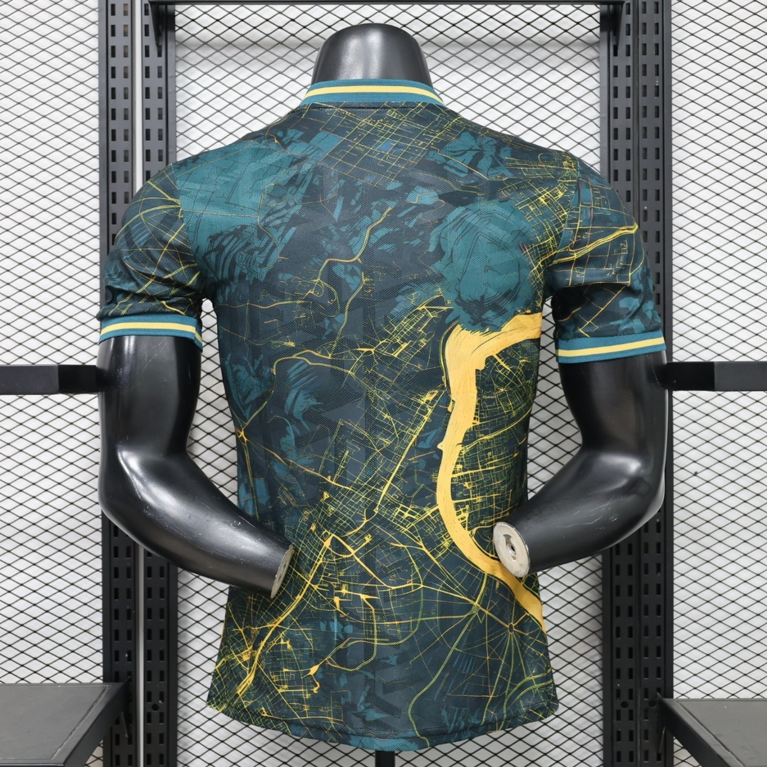 France 2026 Teal Gold Special Jersey - Player Version - UnitedFutballJersey