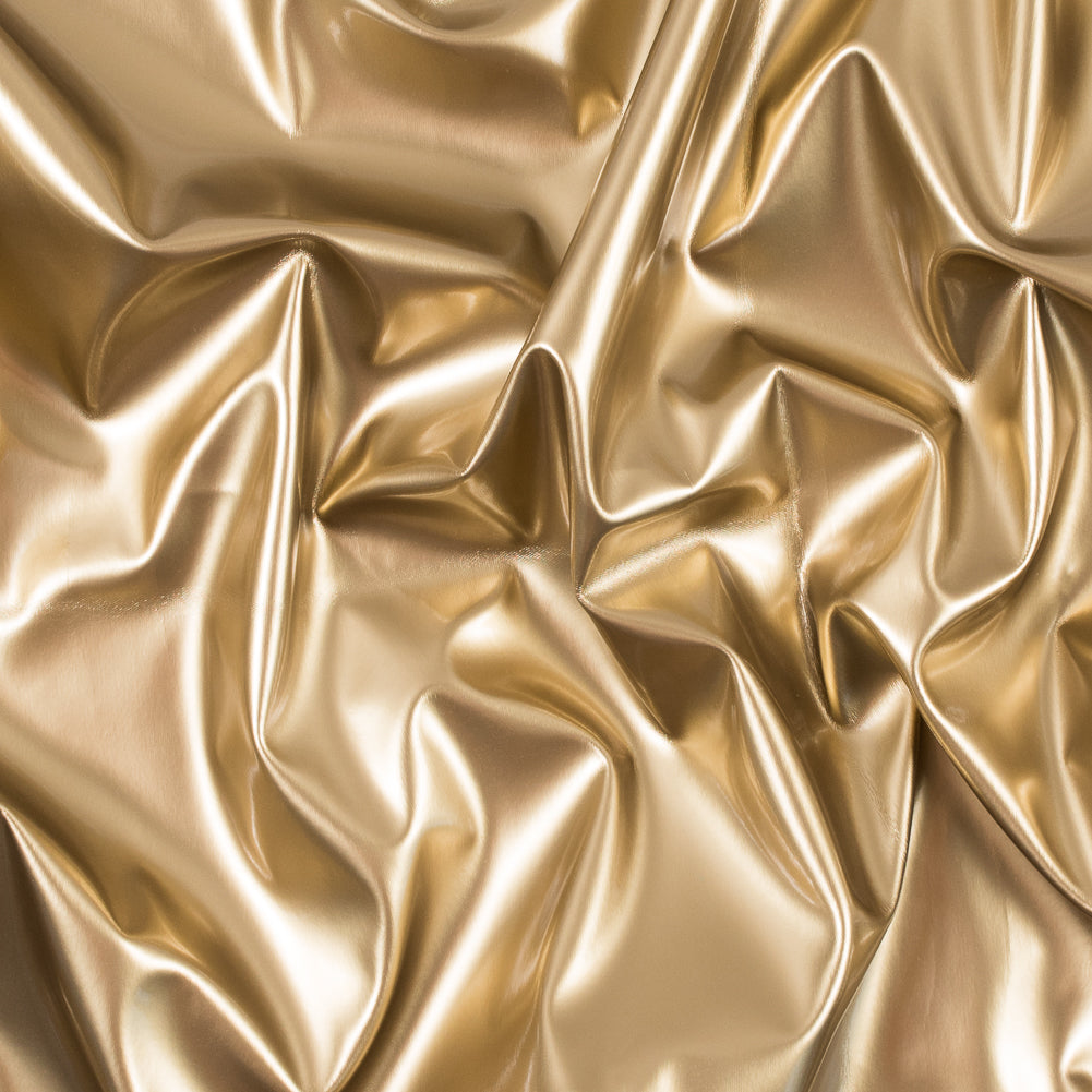 Flynn Gold Glossy Stretch Imitation Latex - Joann Fabrics